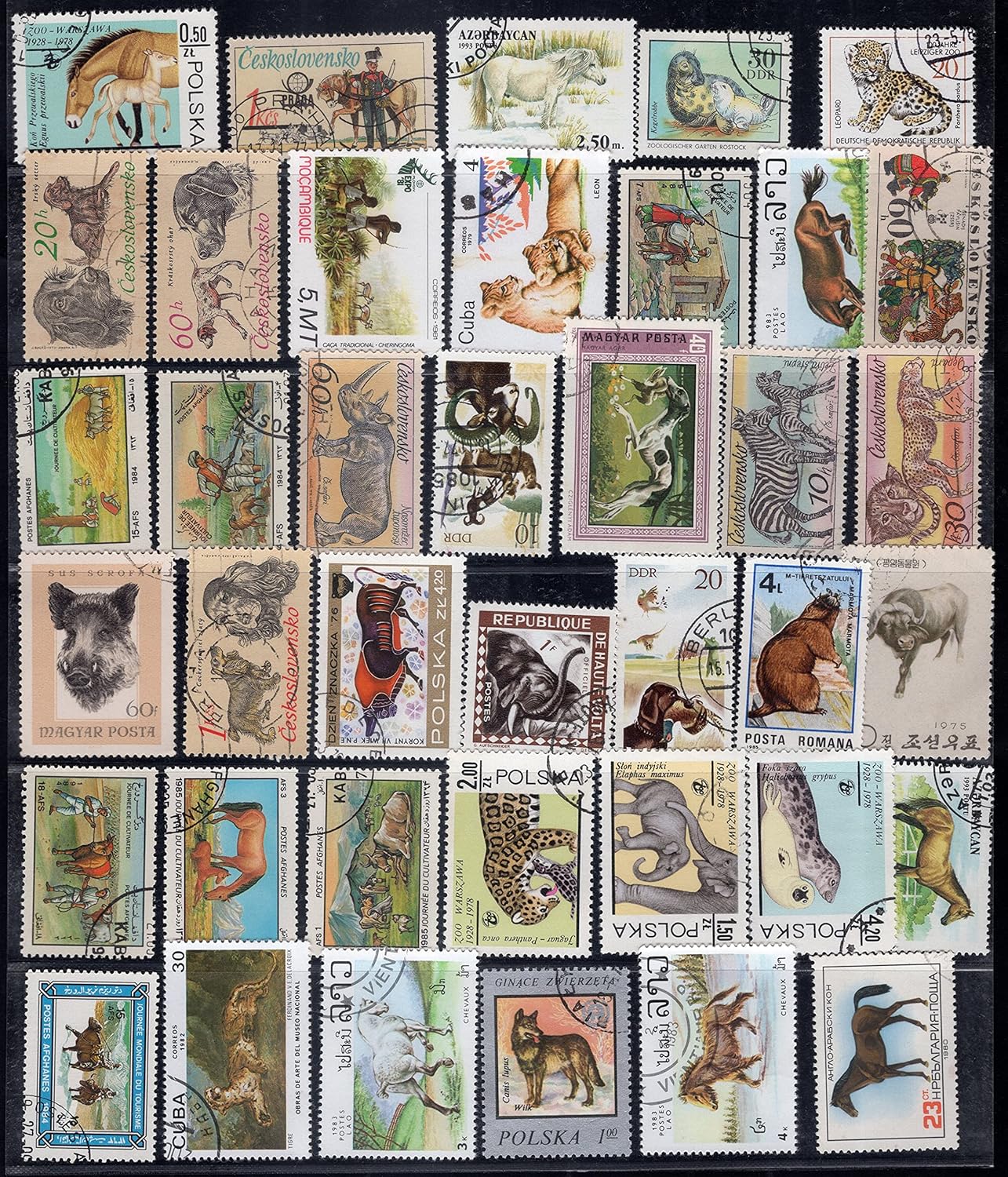 019. Postage Stamp Packets in Many Themes.